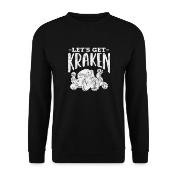 Meeresbiologie Meer Meeresbiologe Biolgie Geschenk - Unisex Pullover - Schwarz - Vorne - Alina (178cm) & Michal (187cm)