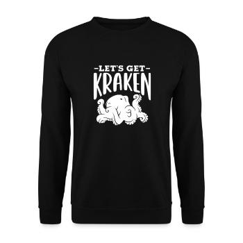 Marine biology - Unisex Sweatshirt - black - Front - Alina (178cm) & Michal (187cm)