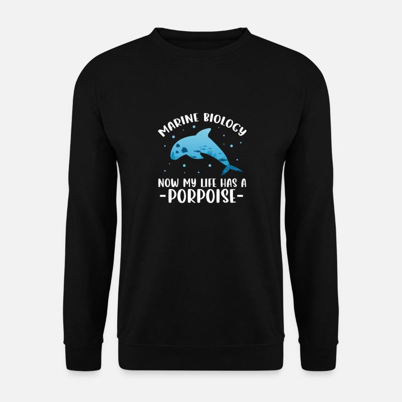 Meeresbiologie - Unisex Pullover - Schwarz
