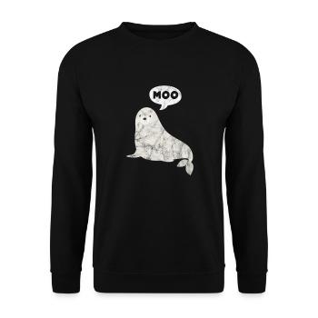 Biologie marine Biologiste marin Biolgy Gift - Sweat-shirt Unisexe - noir - Devant - Alina (178cm) & Michal (187cm)