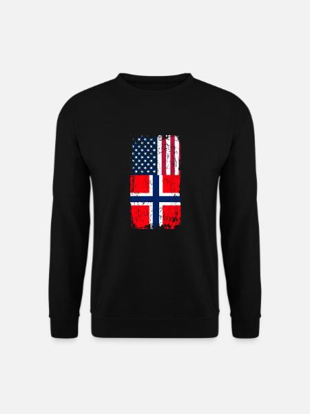 Norway America - Unisex Sweatshirt - black