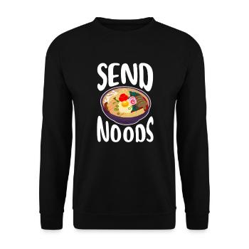 Ramen - Unisex Pullover - Schwarz - Vorne - Alina (178cm) & Michal (187cm)