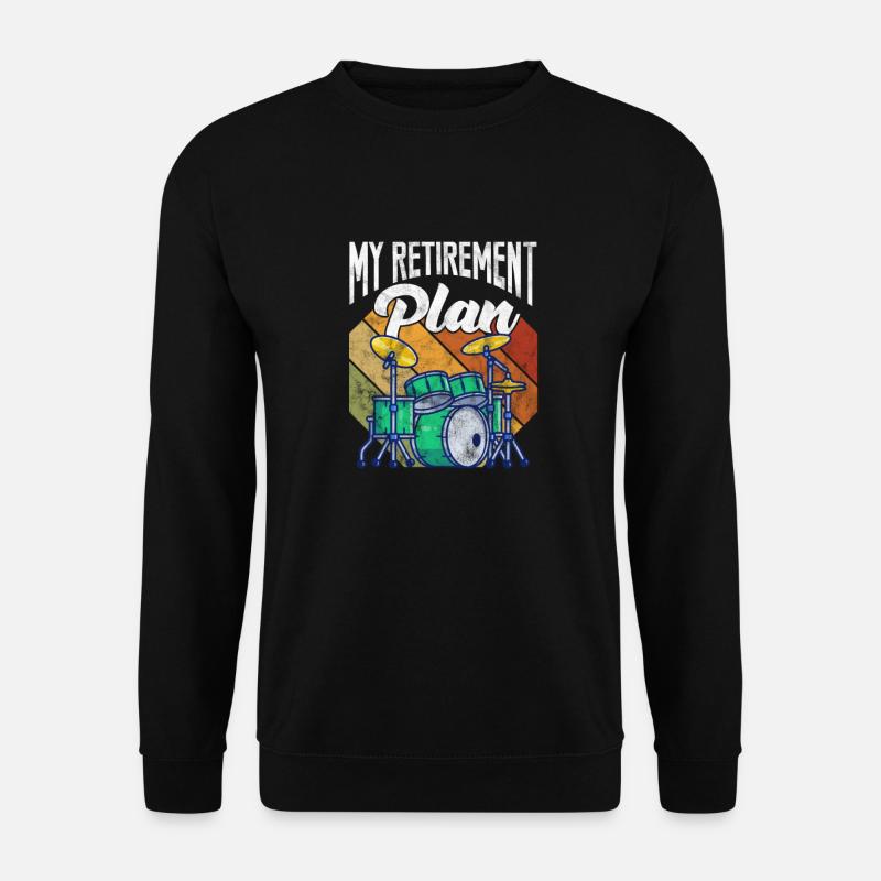 Batteur de retraite - Sweat-shirt Unisexe - noir