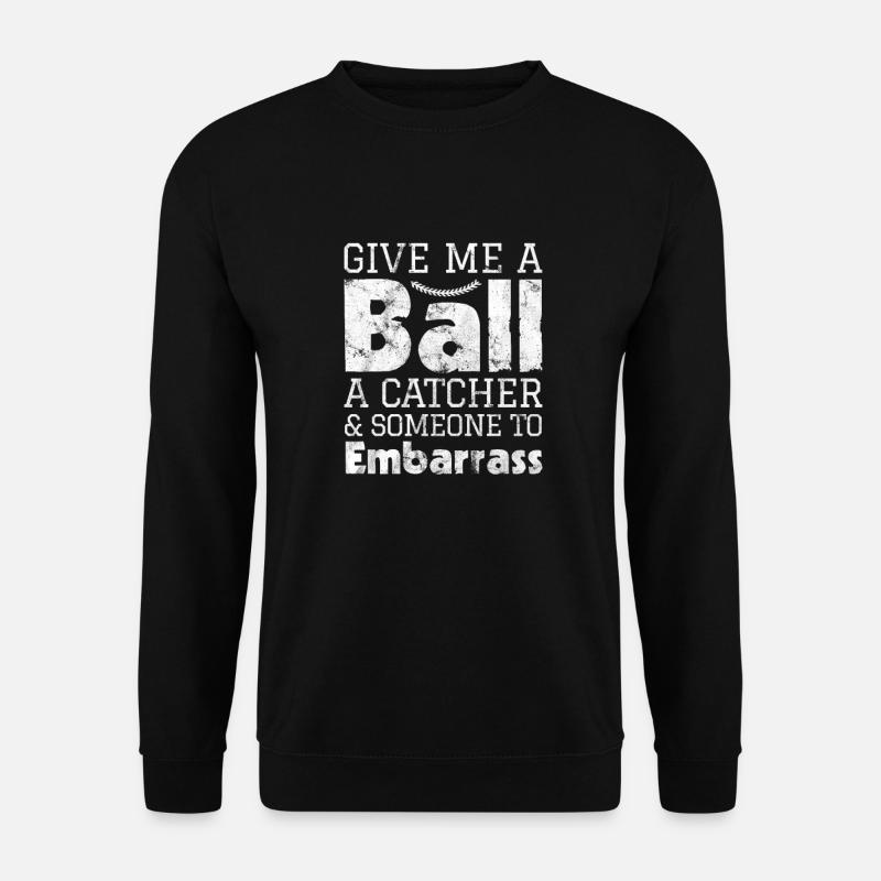 Softball - Unisex Pullover - Schwarz