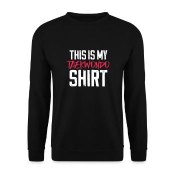 Taekwondo Tae Kwon Do Cadeau d’arts martiaux - Sweat-shirt Unisexe - noir - Devant - Alina (178cm) & Michal (187cm)