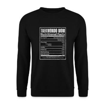 Mère de Taekwondo - Sweat-shirt Unisexe - noir - Devant - Alina (178cm) & Michal (187cm)
