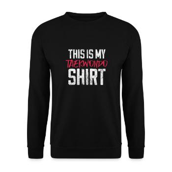 Taekwondo - Sweat-shirt Unisexe - noir - Devant - Alina (178cm) & Michal (187cm)