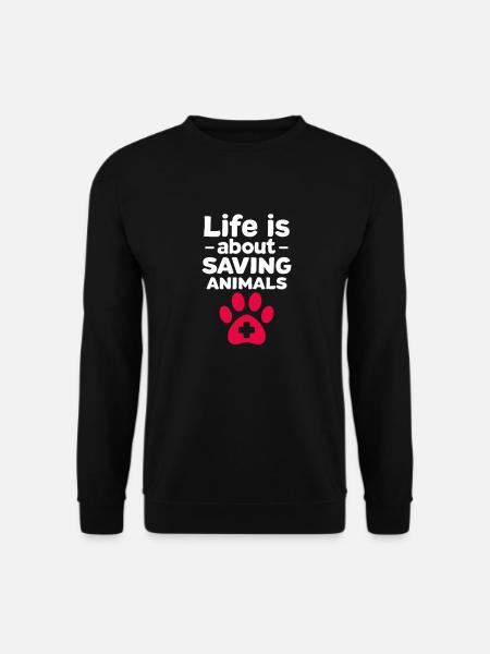 Veterinarian - Unisex Sweatshirt - black