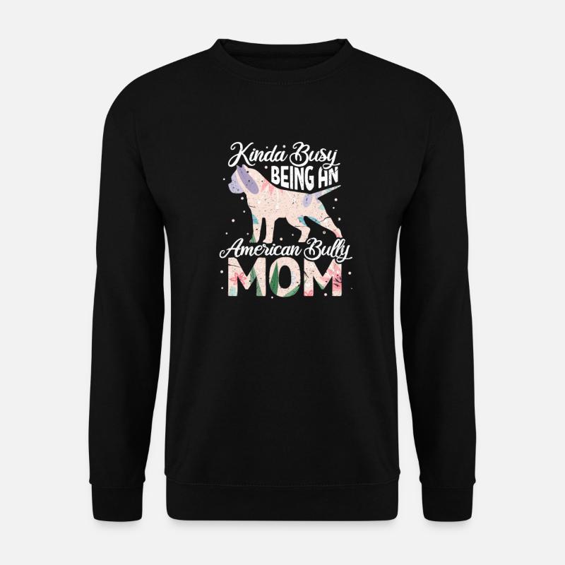 American Bulldog Hund Hundeliebhaber Geschenk - Unisex Pullover - Schwarz
