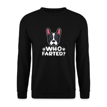 Boston Terrier Dog Dogs Dog Lovers Cadeau - Sweat-shirt Unisexe - noir - Devant - Alina (178cm) & Michal (187cm)