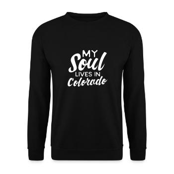 Colorado - Unisex Sweatshirt - black - Front - Alina (178cm) & Michal (187cm)