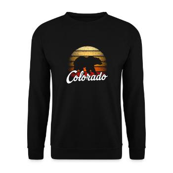 Colorado - Unisex Sweatshirt - black - Front - Alina (178cm) & Michal (187cm)