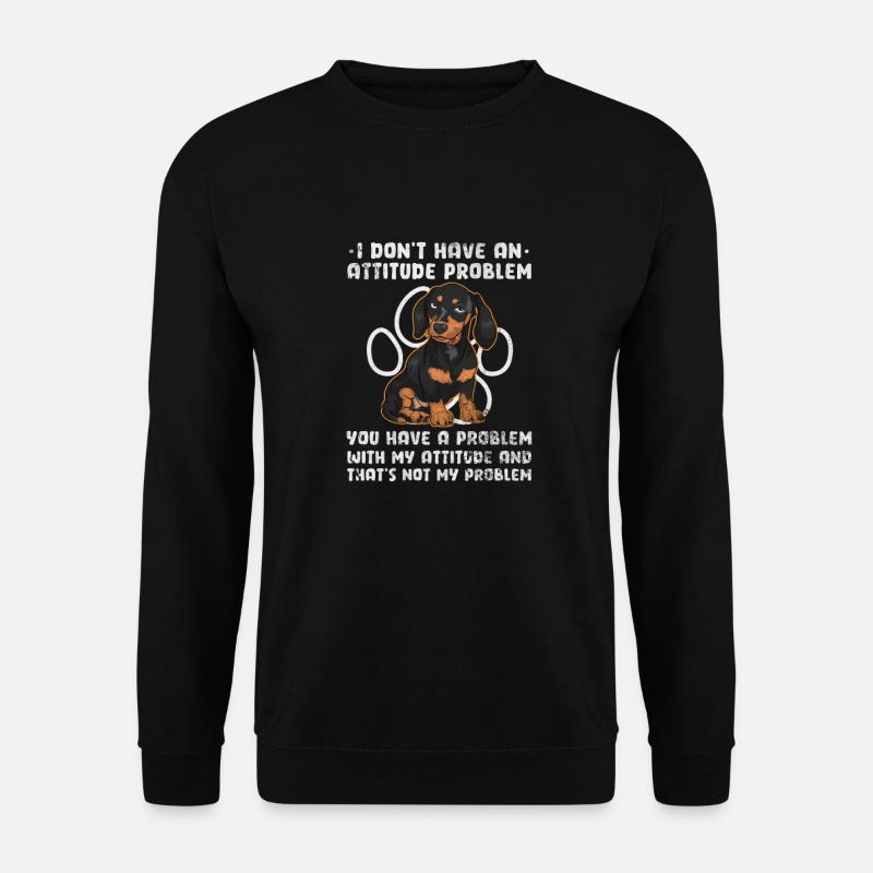Dackel - Unisex Pullover - Schwarz