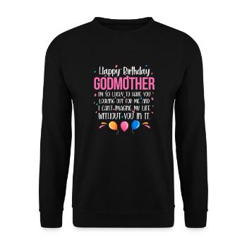 Patin - Unisex Pullover - Schwarz - Vorne - Alina (178cm) & Michal (187cm)