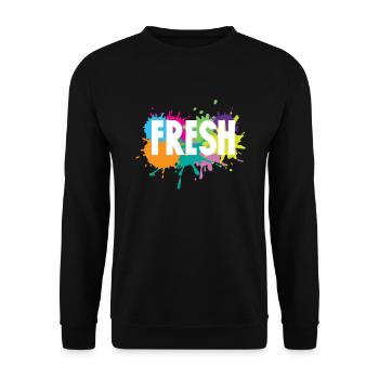 Hip Hop Rap Music Rapper Hiphop Gift - Sweat-shirt Unisexe - noir - Devant - Alina (178cm) & Michal (187cm)