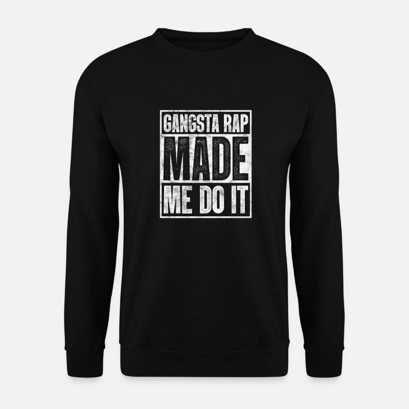 Hip Hop - Unisex Pullover - Schwarz