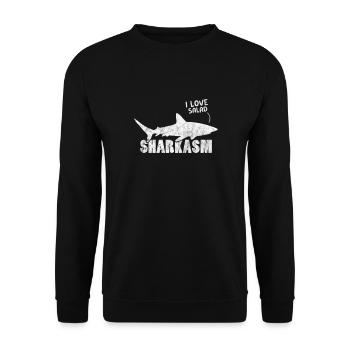 Marine Biology Marine Biologist Biolgy Gift - Unisex Sweatshirt - black - Front - Alina (178cm) & Michal (187cm)