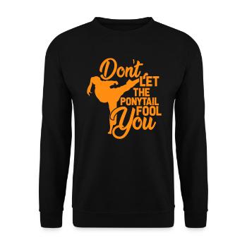 Taekwondo - Sweat-shirt Unisexe - noir - Devant - Alina (178cm) & Michal (187cm)