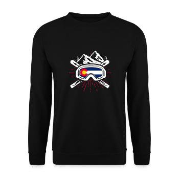 Colorado - Unisex Sweatshirt - black - Front - Alina (178cm) & Michal (187cm)
