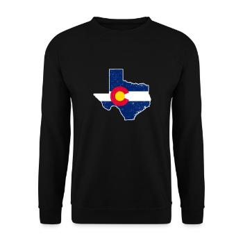 Colorado - Unisex Sweatshirt - black - Front - Alina (178cm) & Michal (187cm)
