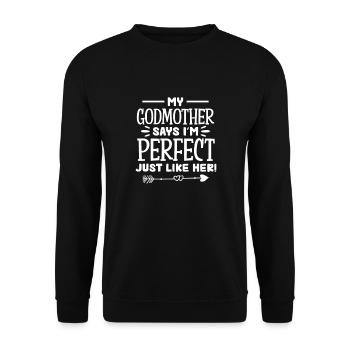 Patin - Unisex Pullover - Schwarz - Vorne - Alina (178cm) & Michal (187cm)