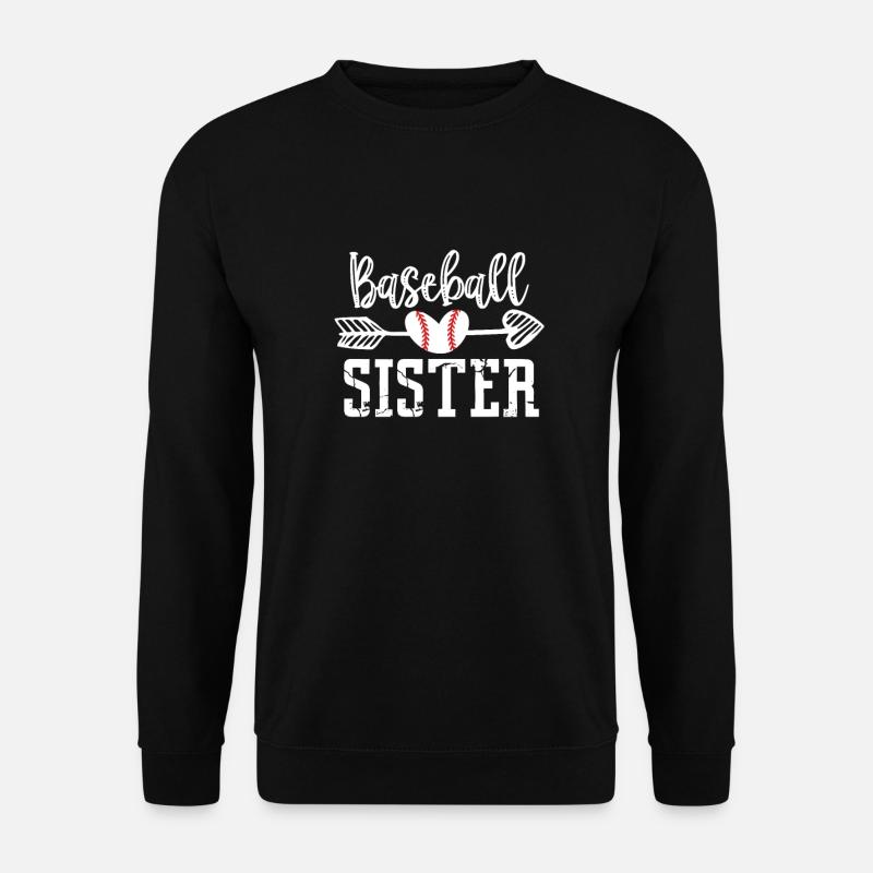 Baseball Schwester - Unisex Pullover - Schwarz