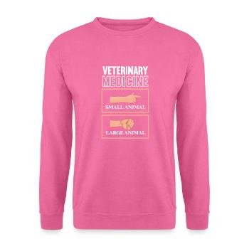 Vétérinaire - Sweat-shirt Unisexe - rose - Devant