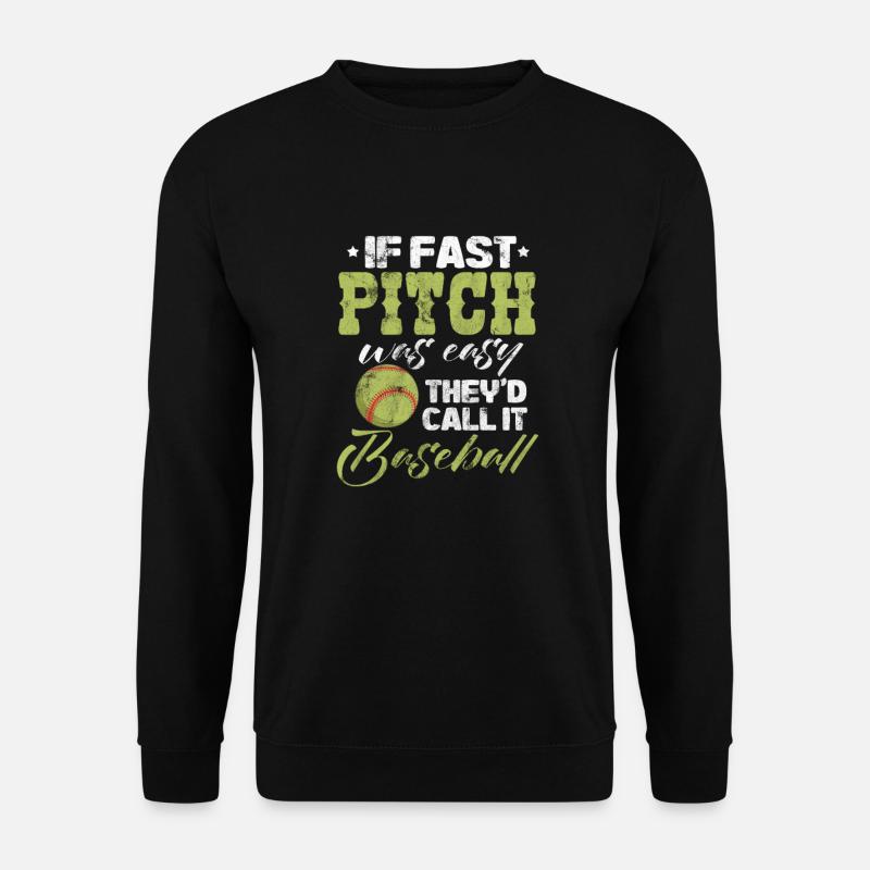 Softball - Sweat-shirt Unisexe - noir