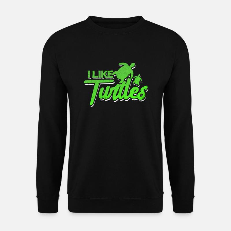 Turtle - Unisex Sweatshirt - black