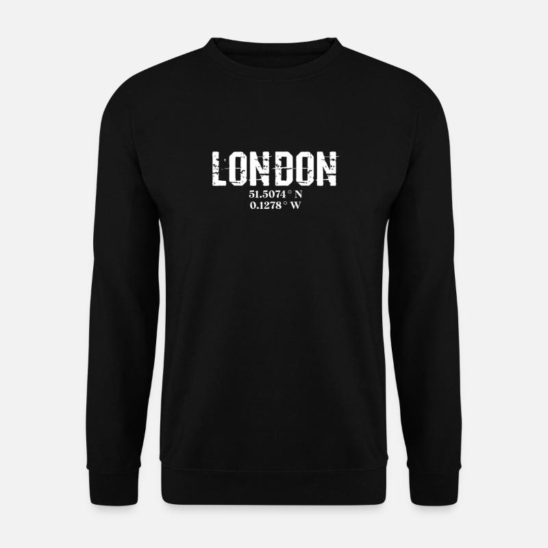Londres Royaume-Uni Royaume-Uni Angleterre Cadeau - Sweat-shirt Unisexe - noir