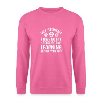 Vétérinaire - Sweat-shirt Unisexe - rose - Devant