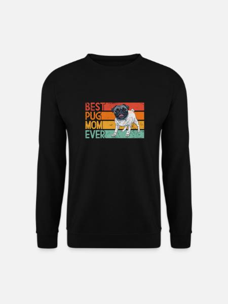 Pug - Unisex Sweatshirt - black