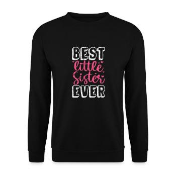 Soeur Frère Frères et sœurs Cadeau de famille - Sweat-shirt Unisexe - noir - Devant - Alina (178cm) & Michal (187cm)