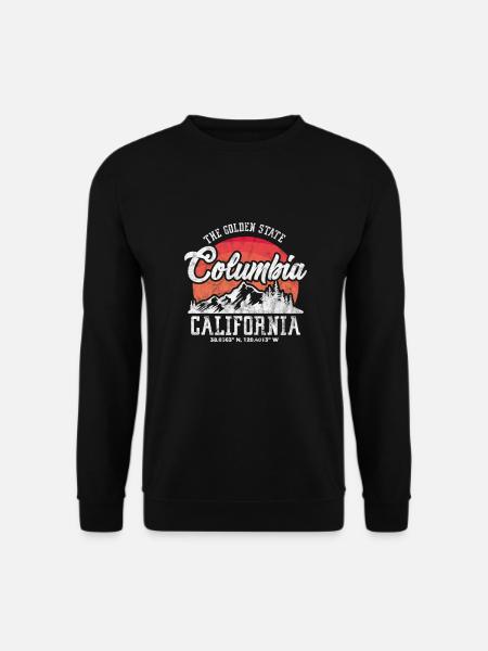 Columbia Kalifornien USA Urlaub Amerika Geschenk - Unisex Pullover - Schwarz
