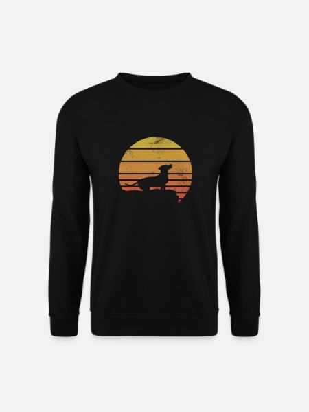 Dackel - Unisex Pullover - Schwarz