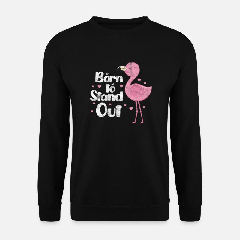 Flamingo - Unisex Sweatshirt - black