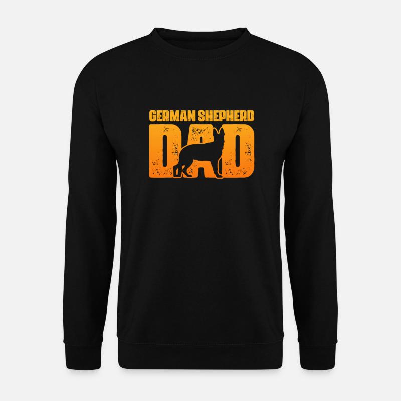 Deutscher Schäferhund Vater - Unisex Pullover - Schwarz