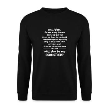 Patin - Unisex Pullover - Schwarz - Vorne - Alina (178cm) & Michal (187cm)