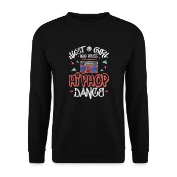 Hip-hop - Sweat-shirt Unisexe - noir - Devant - Alina (178cm) & Michal (187cm)