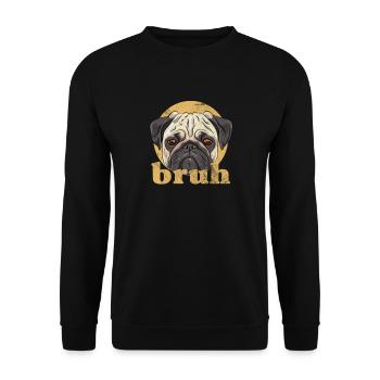 Carlin - Sweat-shirt Unisexe - noir - Devant - Alina (178cm) & Michal (187cm)