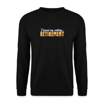 Pension de retraite Pension de pensionné Cadeau de pension de pensionné - Sweat-shirt Unisexe - noir - Devant - Alina (178cm) & Michal (187cm)