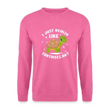 Tortue Tortue Sea Créatures marines Cadeau - Sweat-shirt Unisexe - rose - Devant