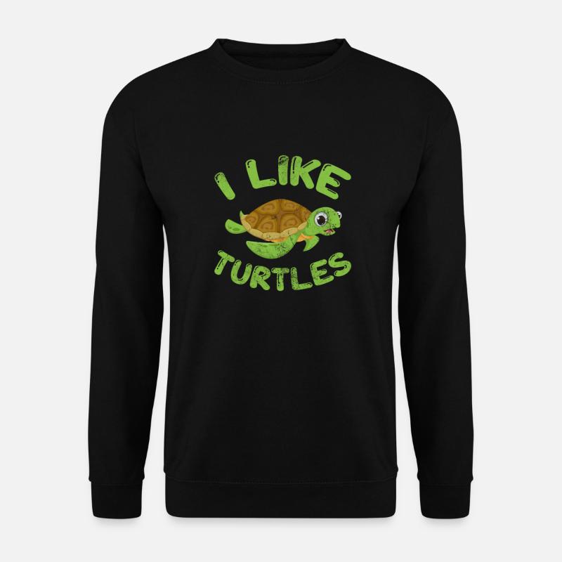 Turtle - Unisex Sweatshirt - black