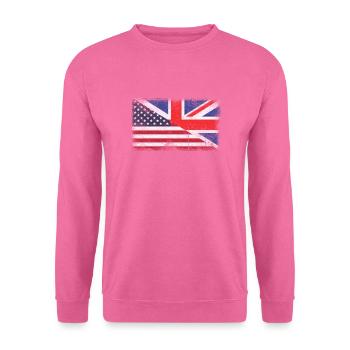 United Kingdom USA - Unisex Pullover - Pink - Vorne