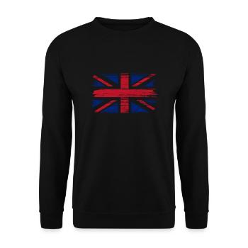 London - Unisex Pullover - Schwarz - Vorne - Alina (178cm) & Michal (187cm)