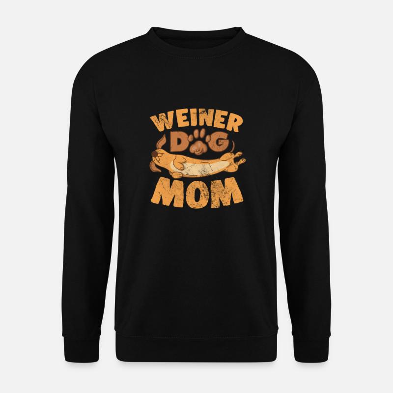 Dachshund Mom - Unisex Sweatshirt - black