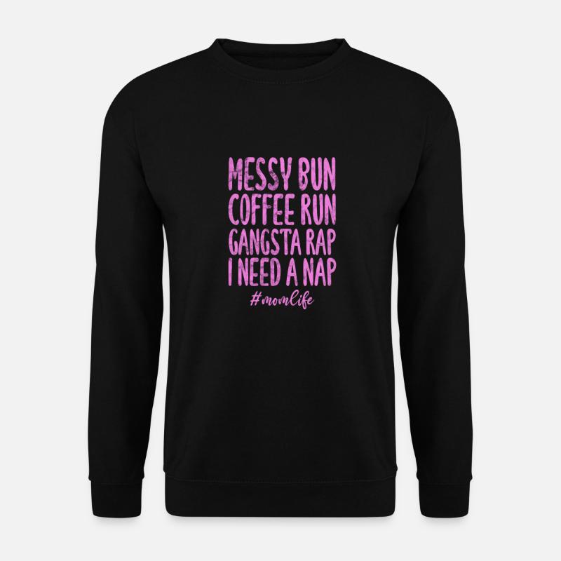 Hip Hop Mutter - Unisex Pullover - Schwarz