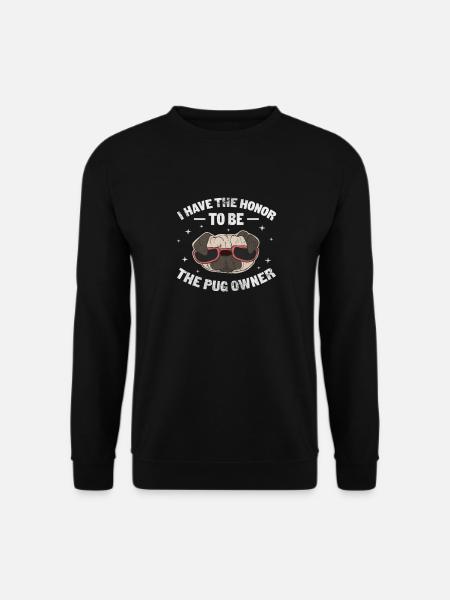 Pug - Unisex Sweatshirt - black