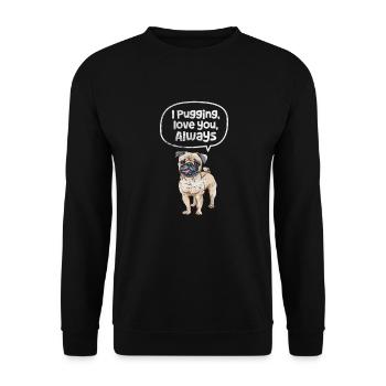 Carlin - Sweat-shirt Unisexe - noir - Devant - Alina (178cm) & Michal (187cm)