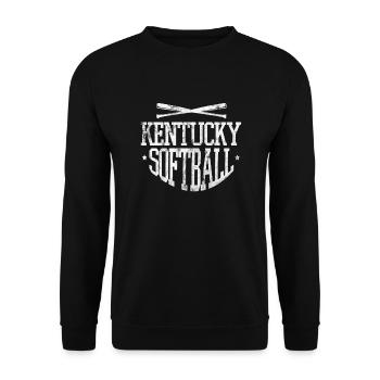 Kentucky Softball - Unisex Pullover - Schwarz - Vorne - Alina (178cm) & Michal (187cm)
